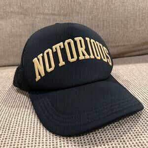 NWOT Notorious Adjustable Snapback Trucker Hat Cap Ordinary Crowns Pop Culture